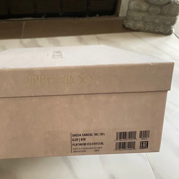 Jimmy Choo Saeda Sandal 100 Heel - Picture 6 of 10